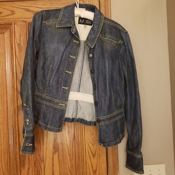 denim jacket armani